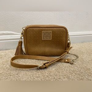 Chelsea + Cole For Itzy Ritzy Studded Double Take Crossbody Diaper Bag